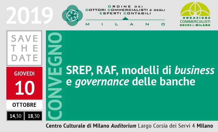 SREP, RAF, modelli di business e governance delle banche